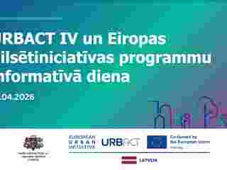 URBACT IV un Eiropas Pilsētiniciatīvas programmu informatīvā diena - 2026. gada 16. aprīlis